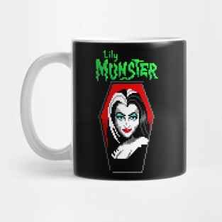 Vampire Bride Pixel Portrait Mug